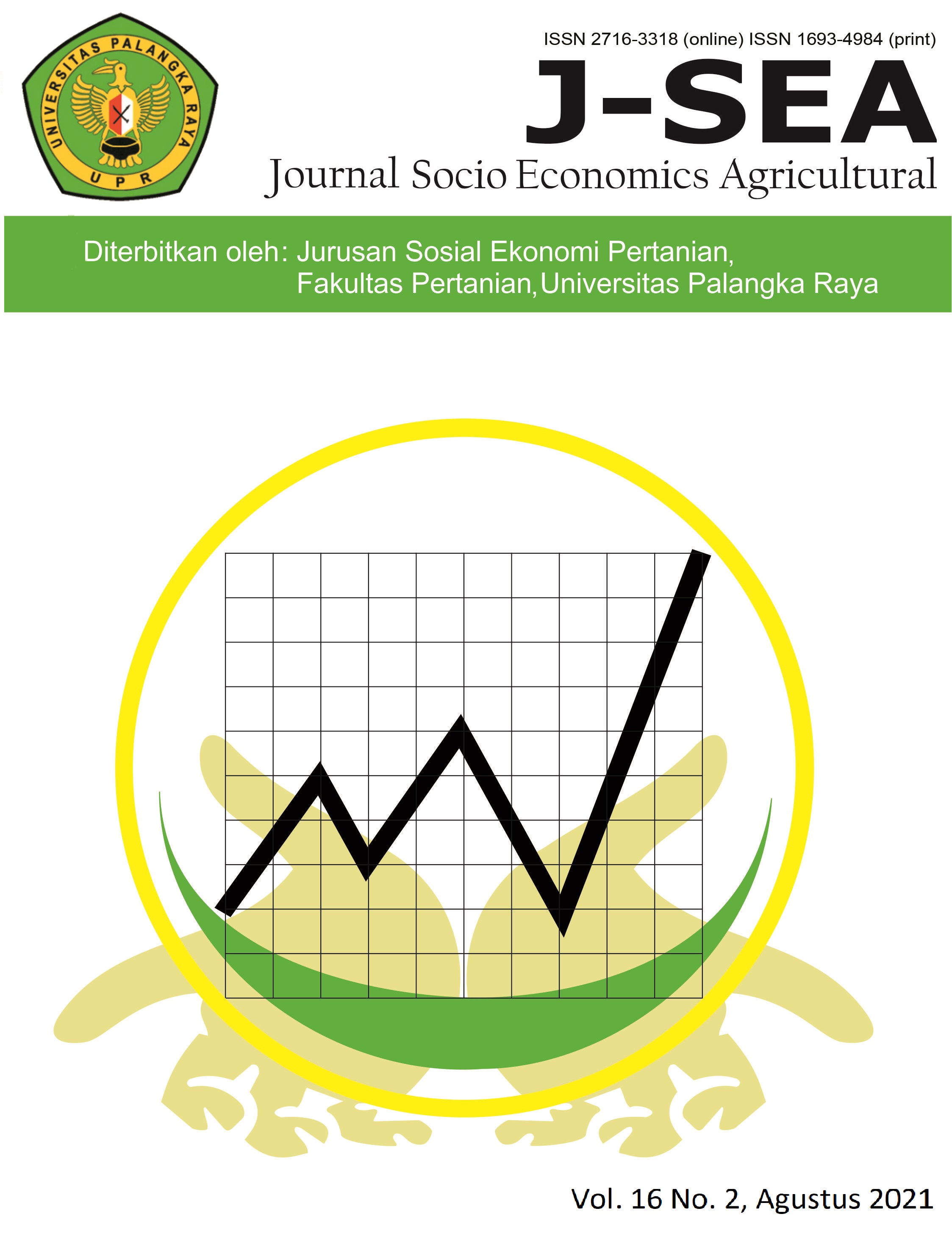 					View Vol. 16 No. 2 (2021): Agustus 2021 (Journal Socio Economics Agricultural)
				