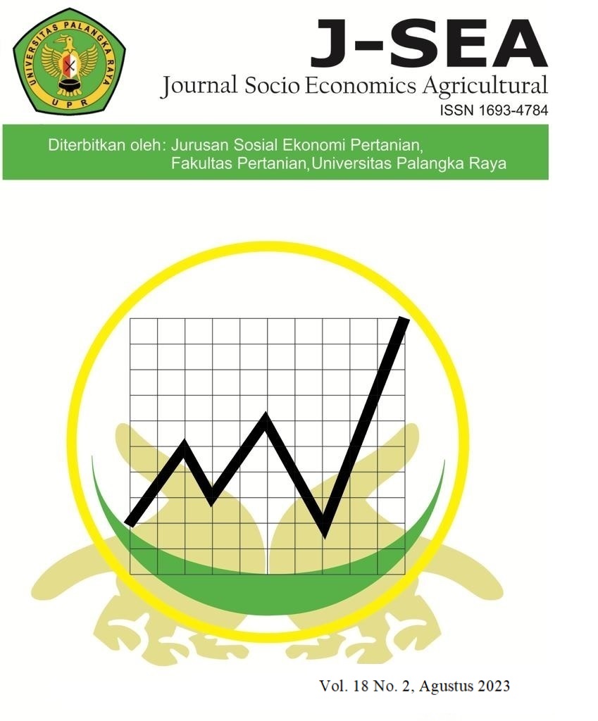 					View Vol. 18 No. 2 (2023): Agustus 2023 (Journal Socio Economics Agricultural)
				
