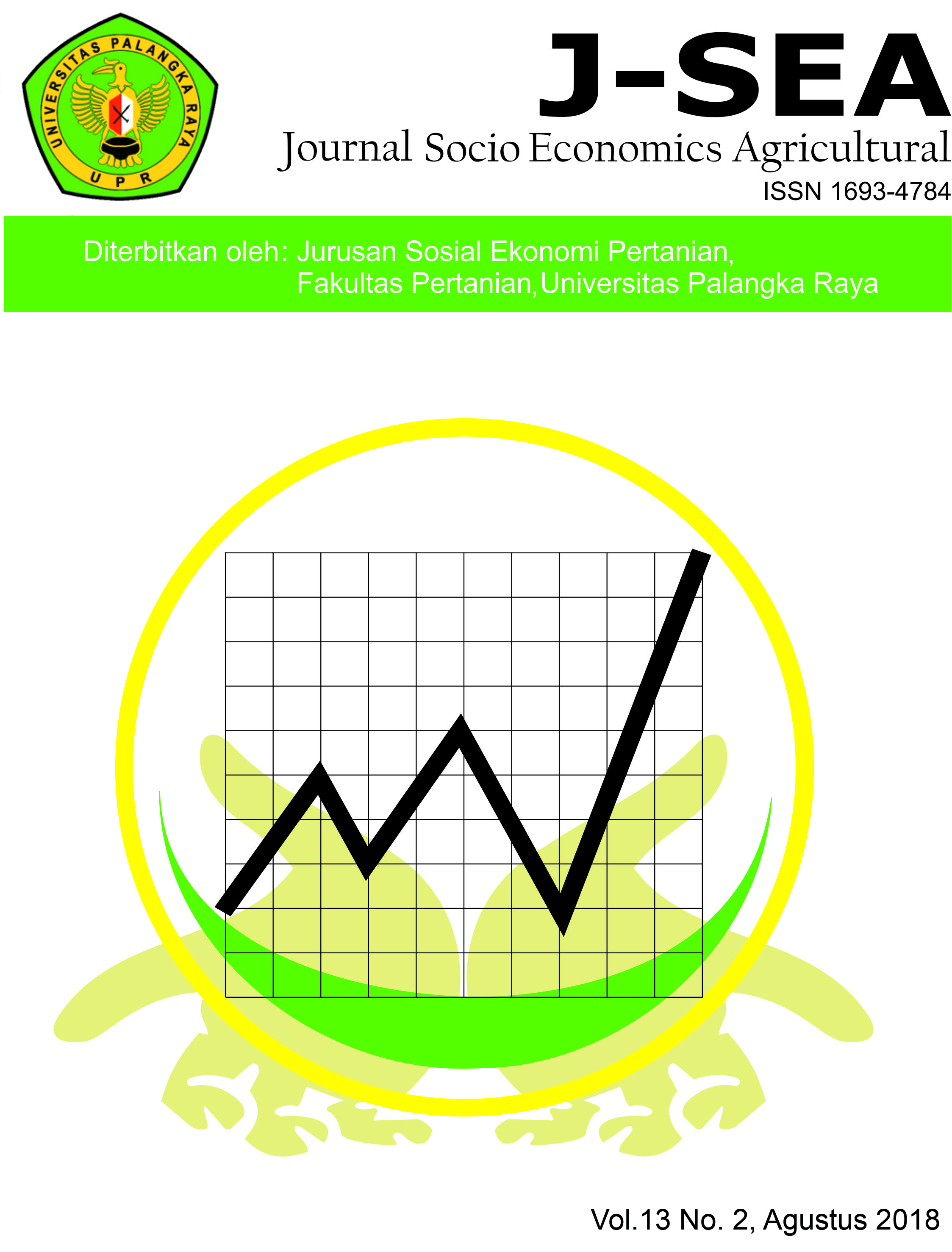 					View Vol. 13 No. 2 (2018): Agustus 2018 (Journal Socio Economics Agricultural)
				