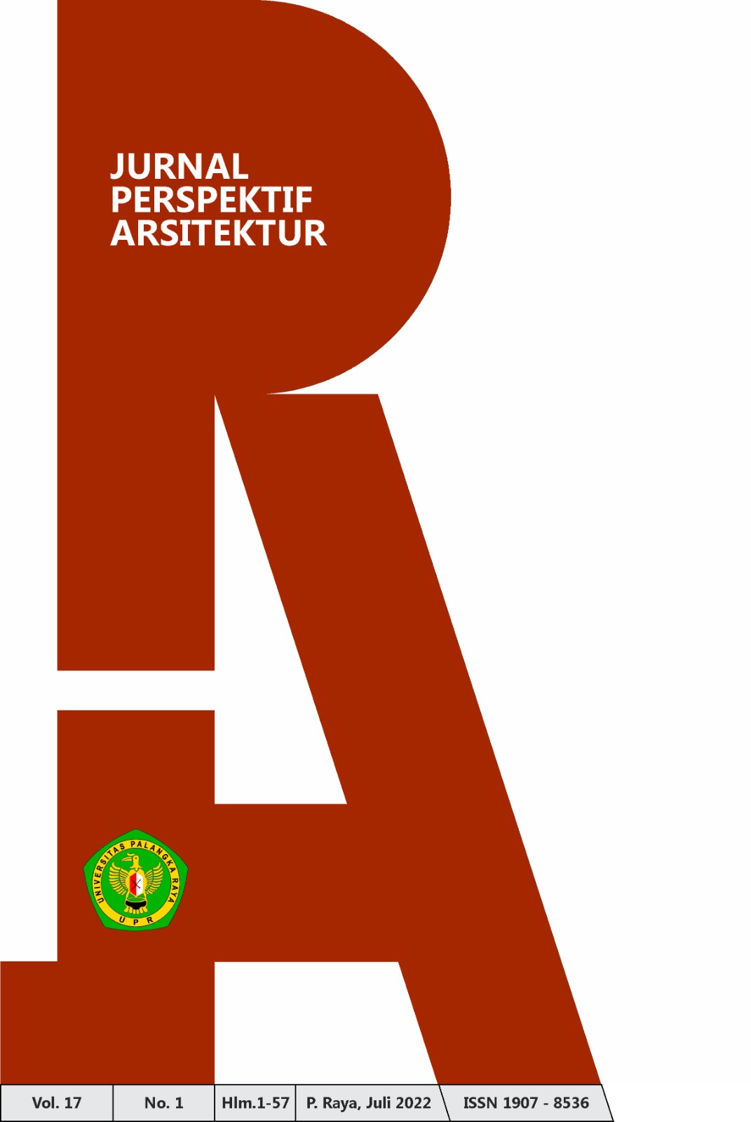 					Lihat Vol 17 No 1 (2022): Jurnal Perspektif Arsitektur Volume 17 Nomor 1 Tahun 2022
				