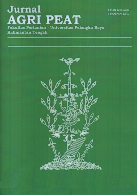 					View Vol. 26 No. 02 (2025): JURNAL AGRIPEAT Vol. 26 No. 02 September 2025
				
