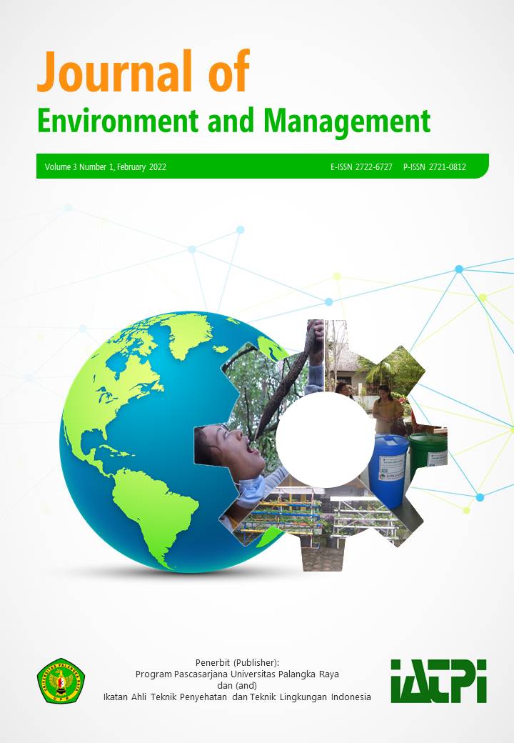 					View Vol. 3 No. 1 (2022): Journal of Environment and Management
				