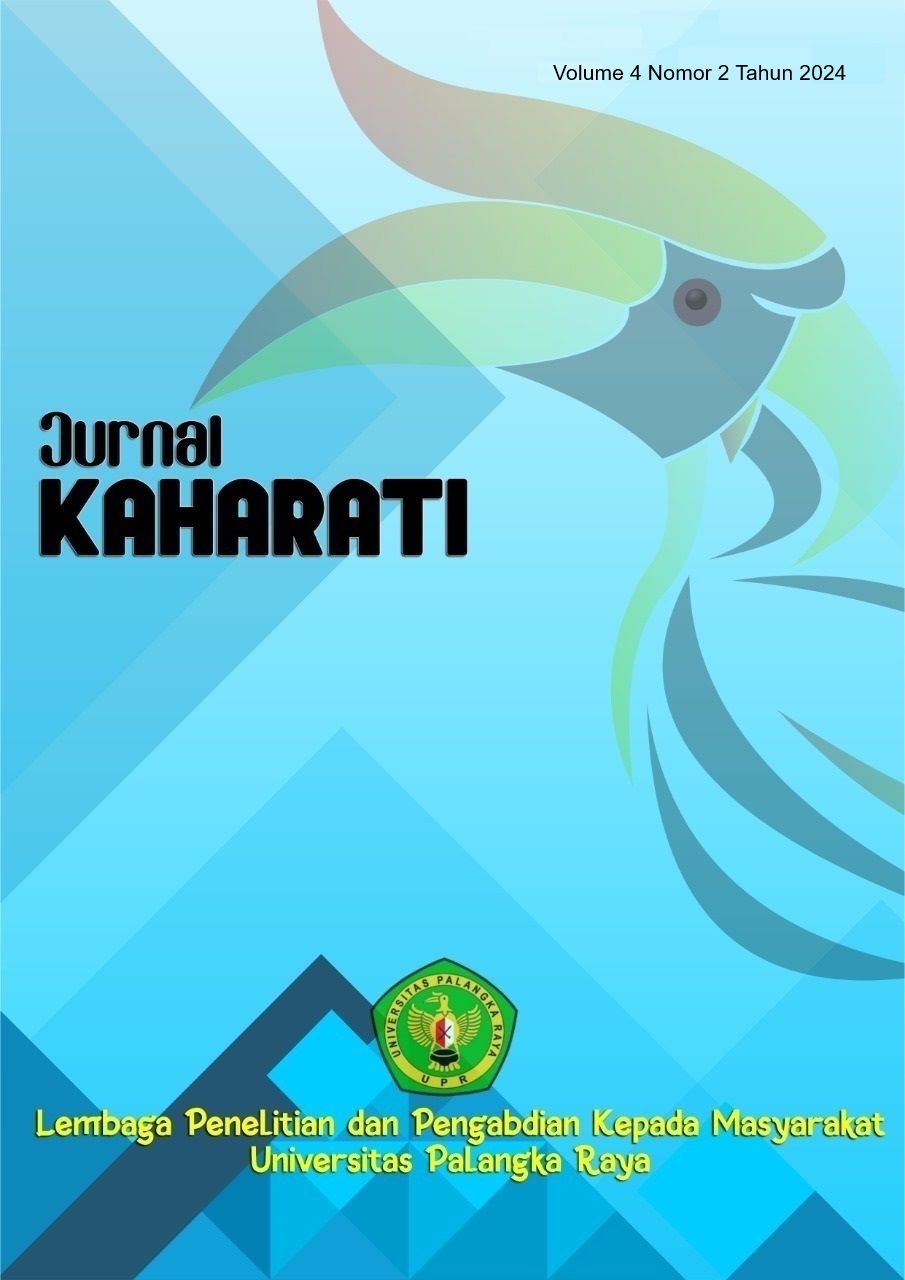 					View Vol. 4 No. 2 (2024): Jurnal Penelitian UPR: Kaharati
				