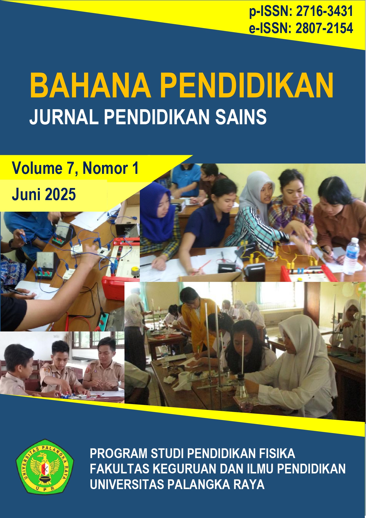 					View Vol. 7 No. 2 (2025): Bahana Pendidikan: Jurnal Pendidikan Sains
				