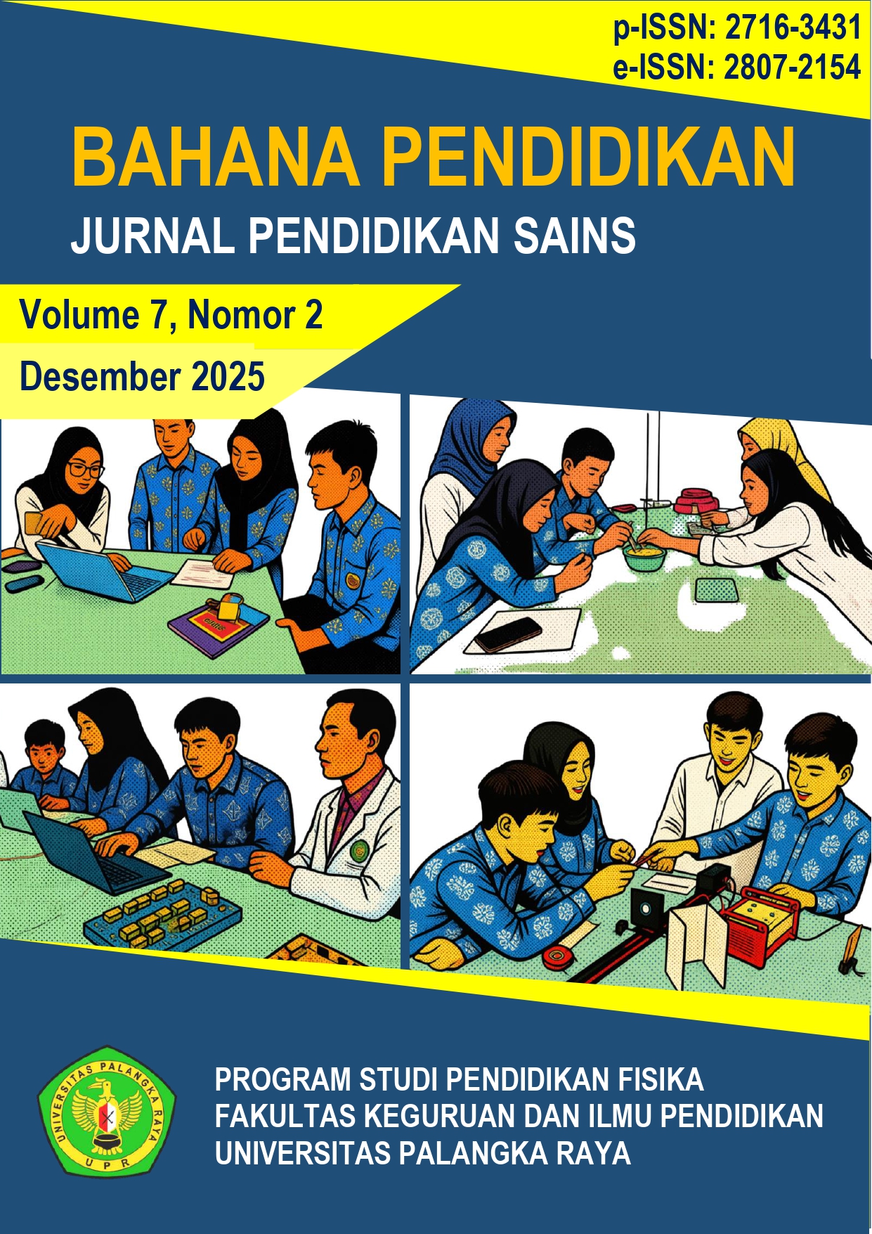 					View Vol. 7 No. 2 (2025): Bahana Pendidikan: Jurnal Pendidikan Sains
				