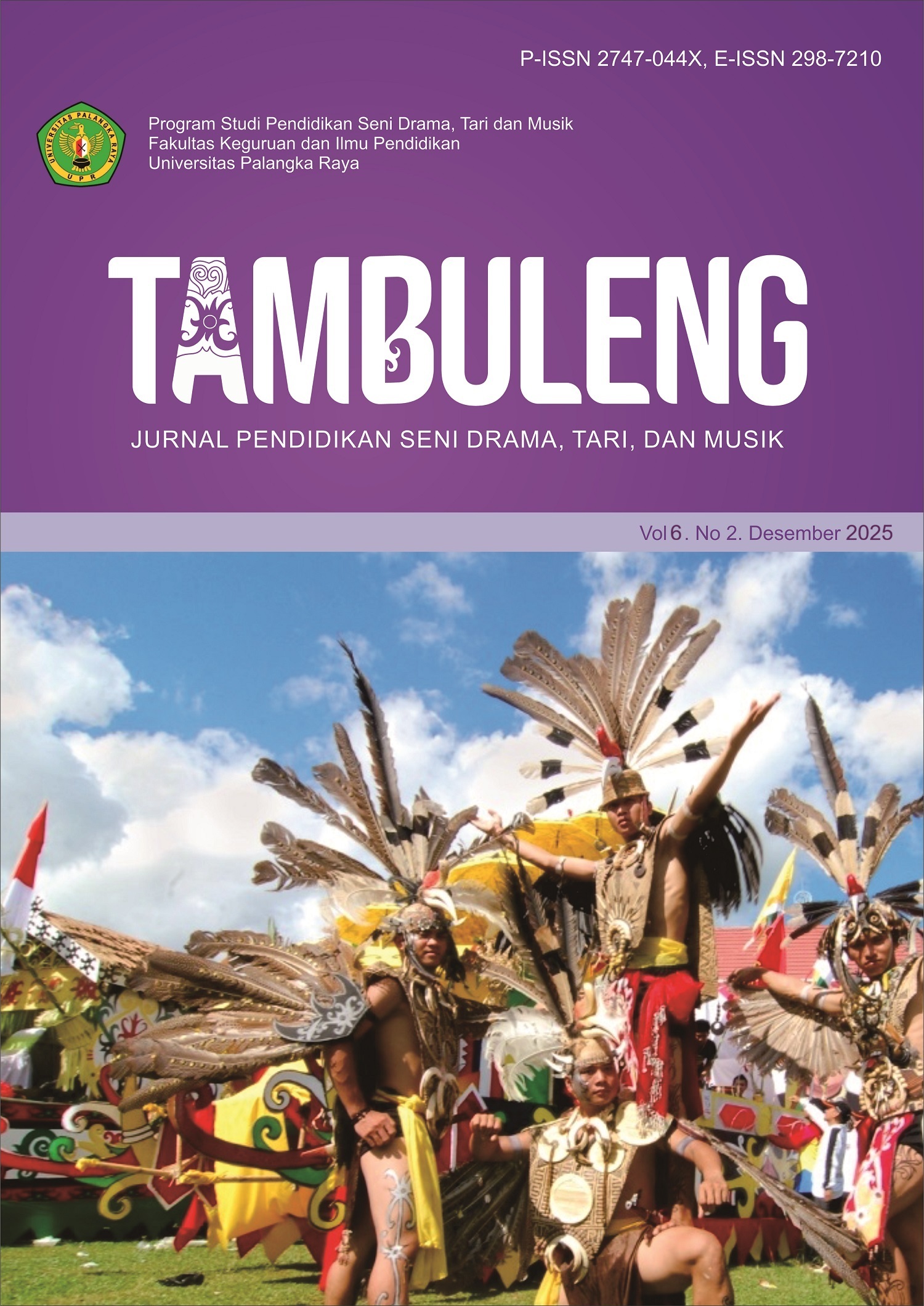 					Lihat Vol 6 No 2 (2025): Tambuleng: Jurnal Pendidikan Seni Drama, Tari, dan Musik
				