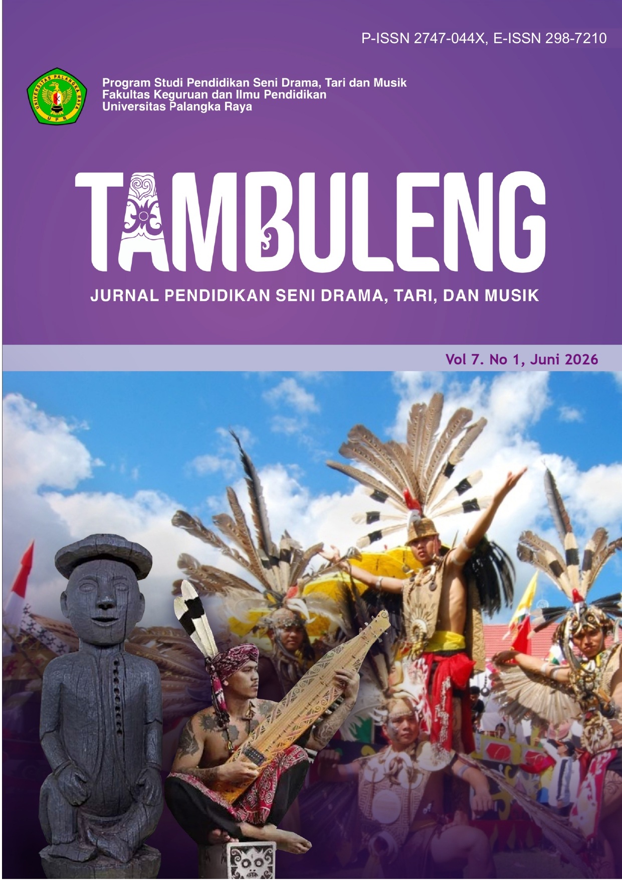 					Lihat Vol 7 No 1 (2026): Tambuleng: Jurnal Pendidikan Seni Drama, Tari, dan Musik
				