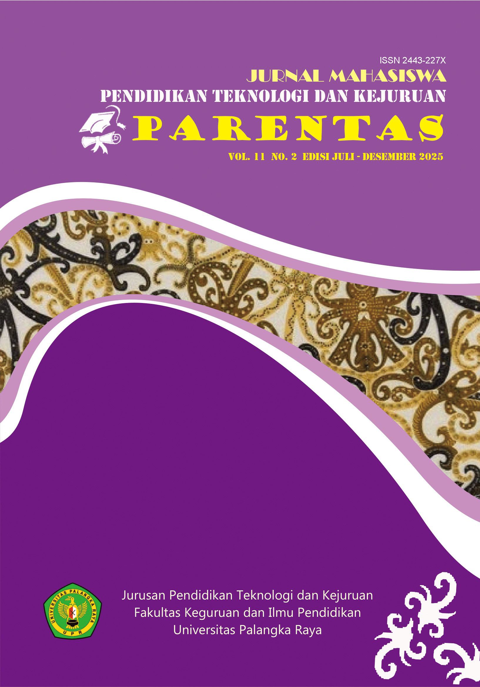 					View Vol. 11 No. 2 (2025): Journal Parentas Edisi Juli-Desember 2025
				