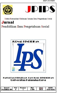 					View Vol. 9 No. 1 (2018): Jurnal Pendidikan Ilmu Pengetahuan Sosial (JPIPS) Volume 9, Nomor 1, Juni, Tahun 2018
				