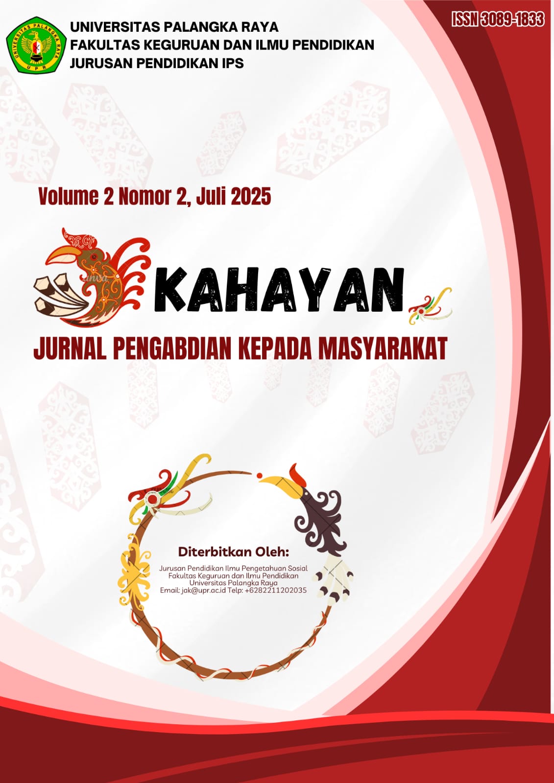 					Lihat Vol 2 No 2 (2025): Juli : KAHAYAN (JURNAL PENGABDIAN KEPADA MASYARAKAT)
				