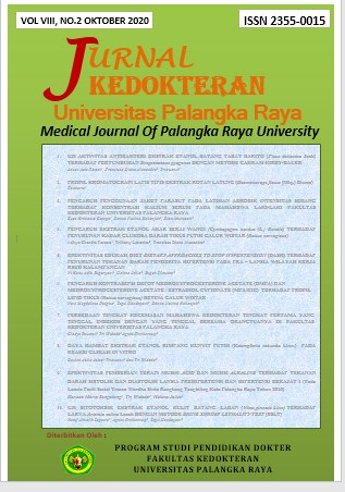 					View Vol. 8 No. 2 (2020): Jurnal Kedokteran Universitas Palangka Raya
				