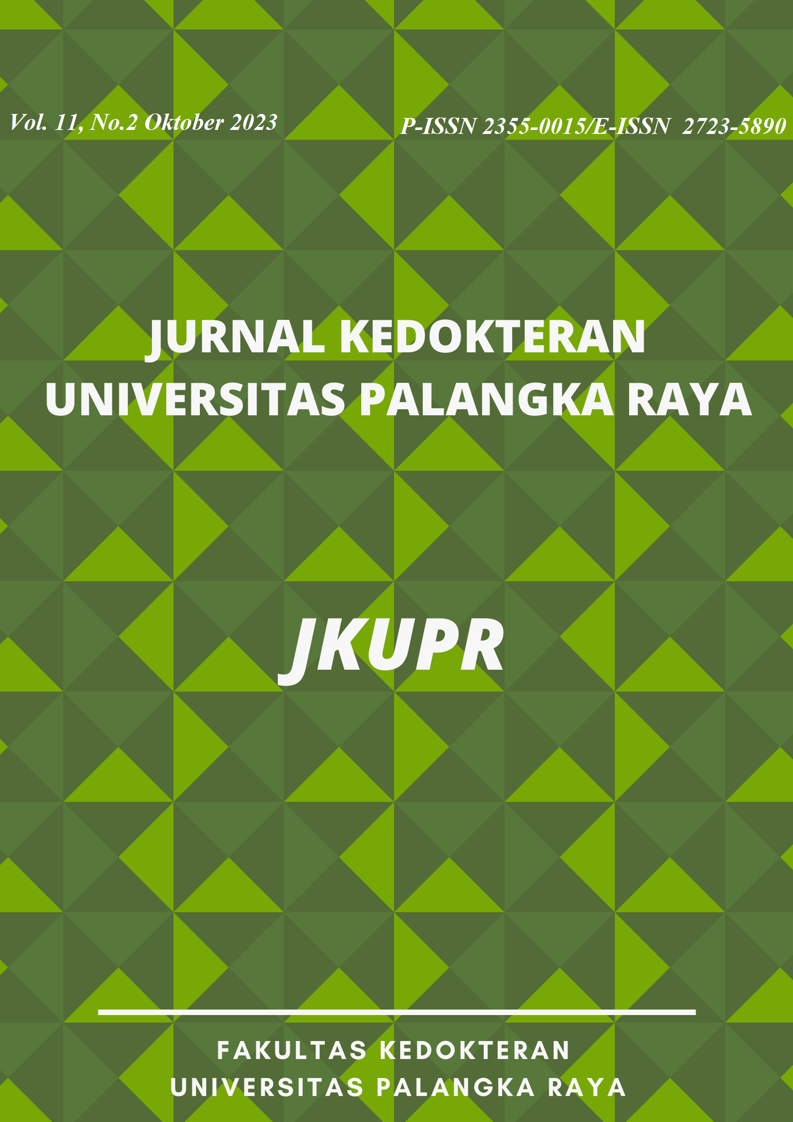 					View Vol. 11 No. 2 (2023): Jurnal Kedokteran Universitas Palangka Raya
				
